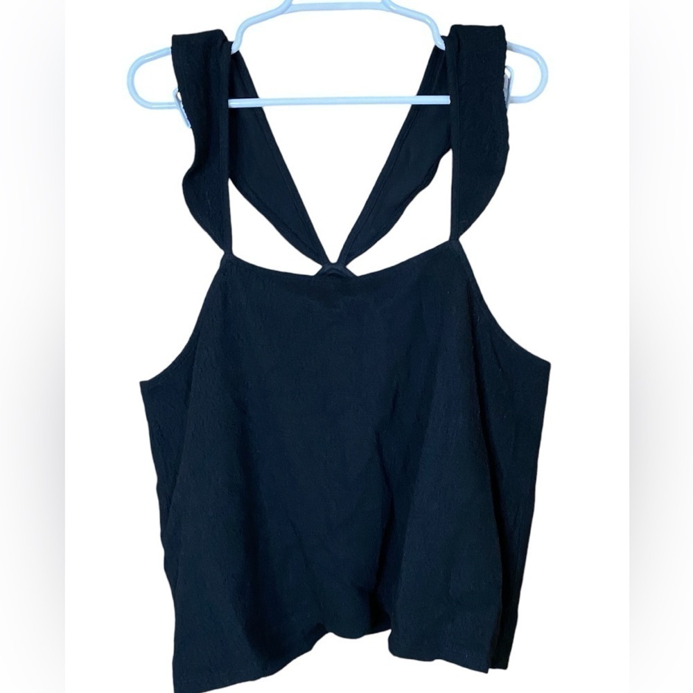 Madewell black 100% cotton tank top size xxl